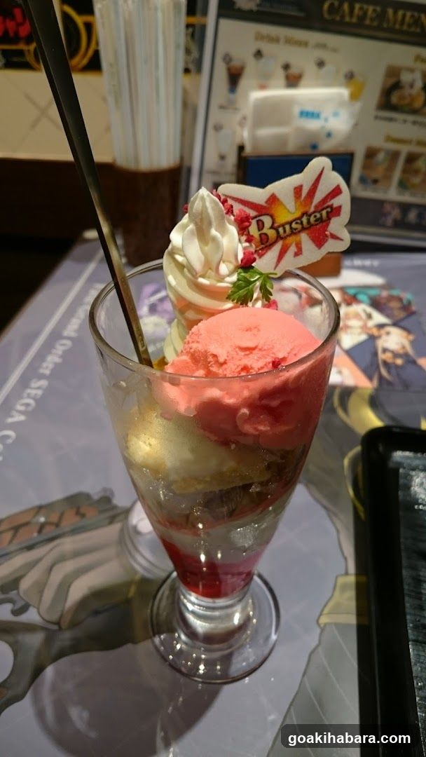 Ice Cream Dessert with Buster Flag