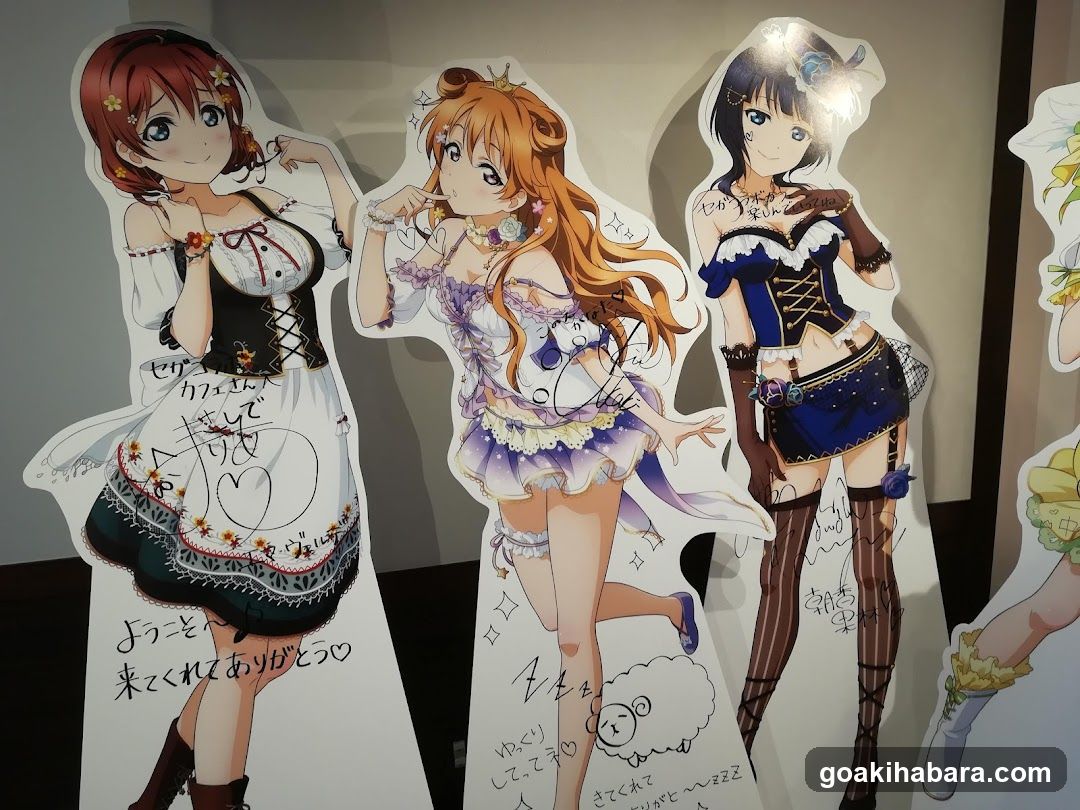 Love Live! Character Cutouts with Signatures