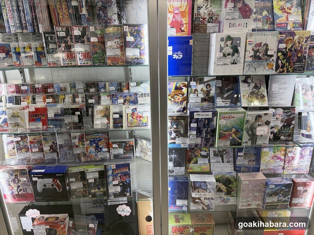 Video Game and Anime Merchandise Display
