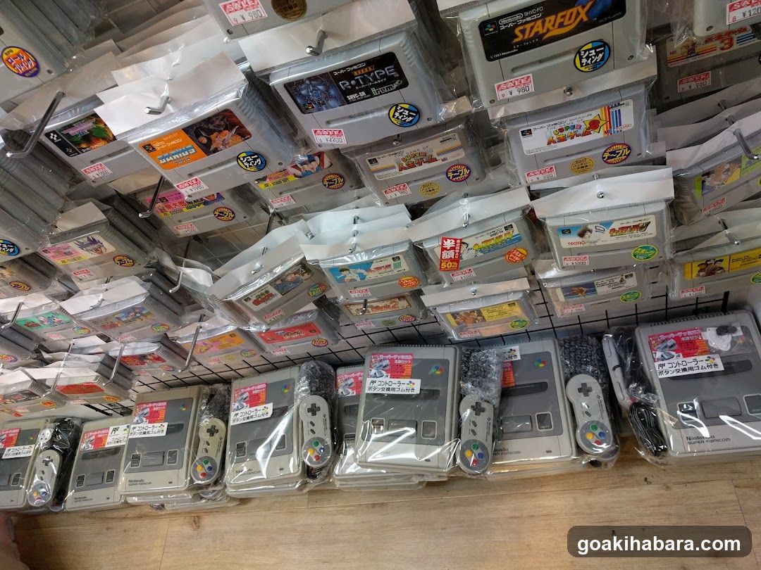 Retro Game Consoles Display