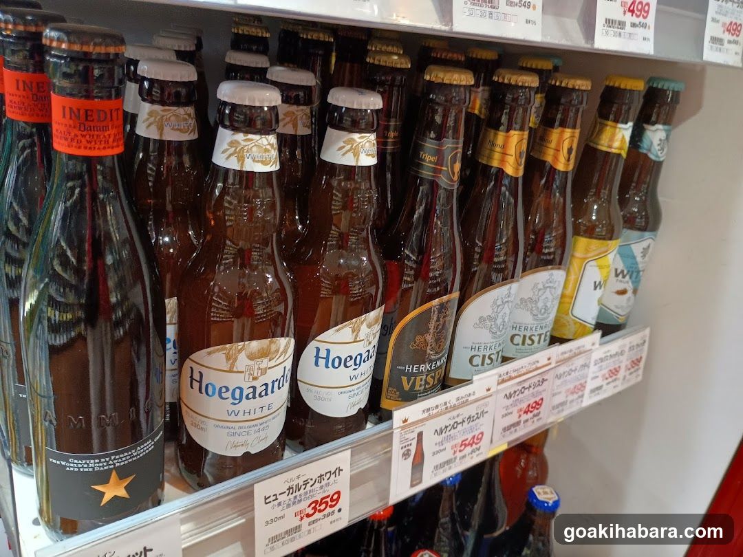 Bottled Beer Display