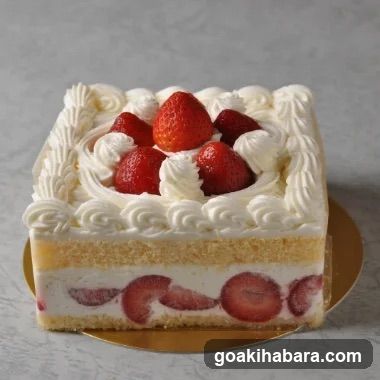 Strawberry Cream Cake