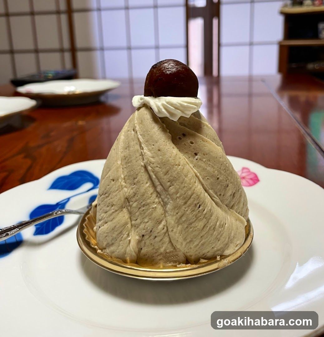 Matcha Dessert with Chestnut