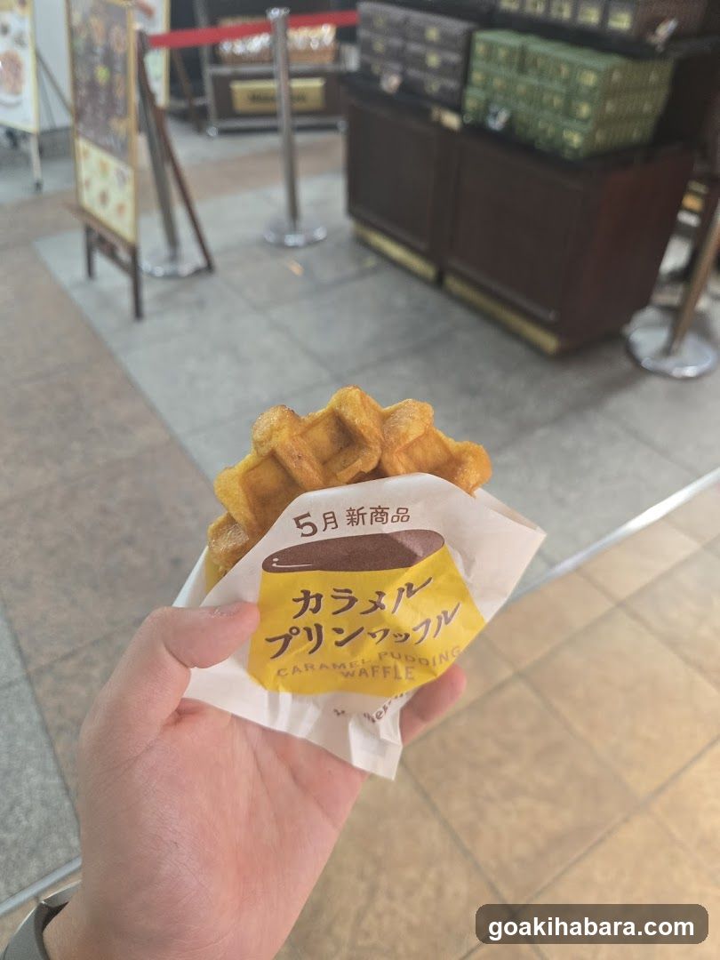 Caramel Pudding Waffle