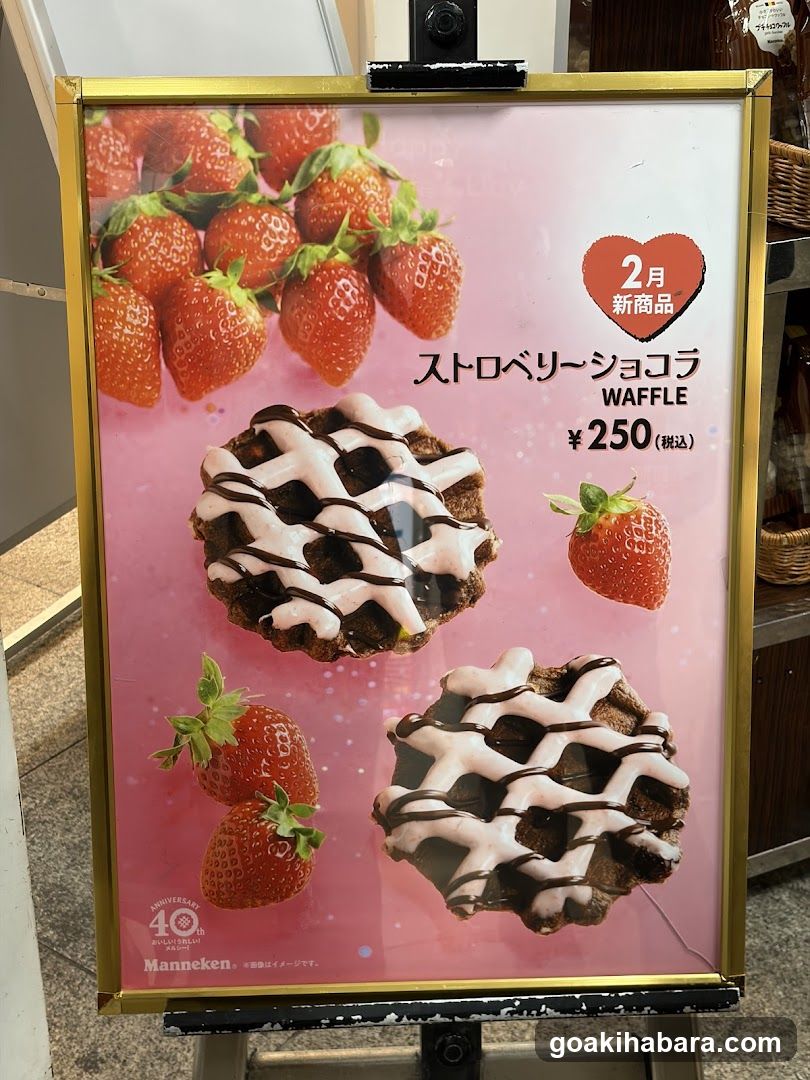 Strawberry Chocolate Waffle Ad