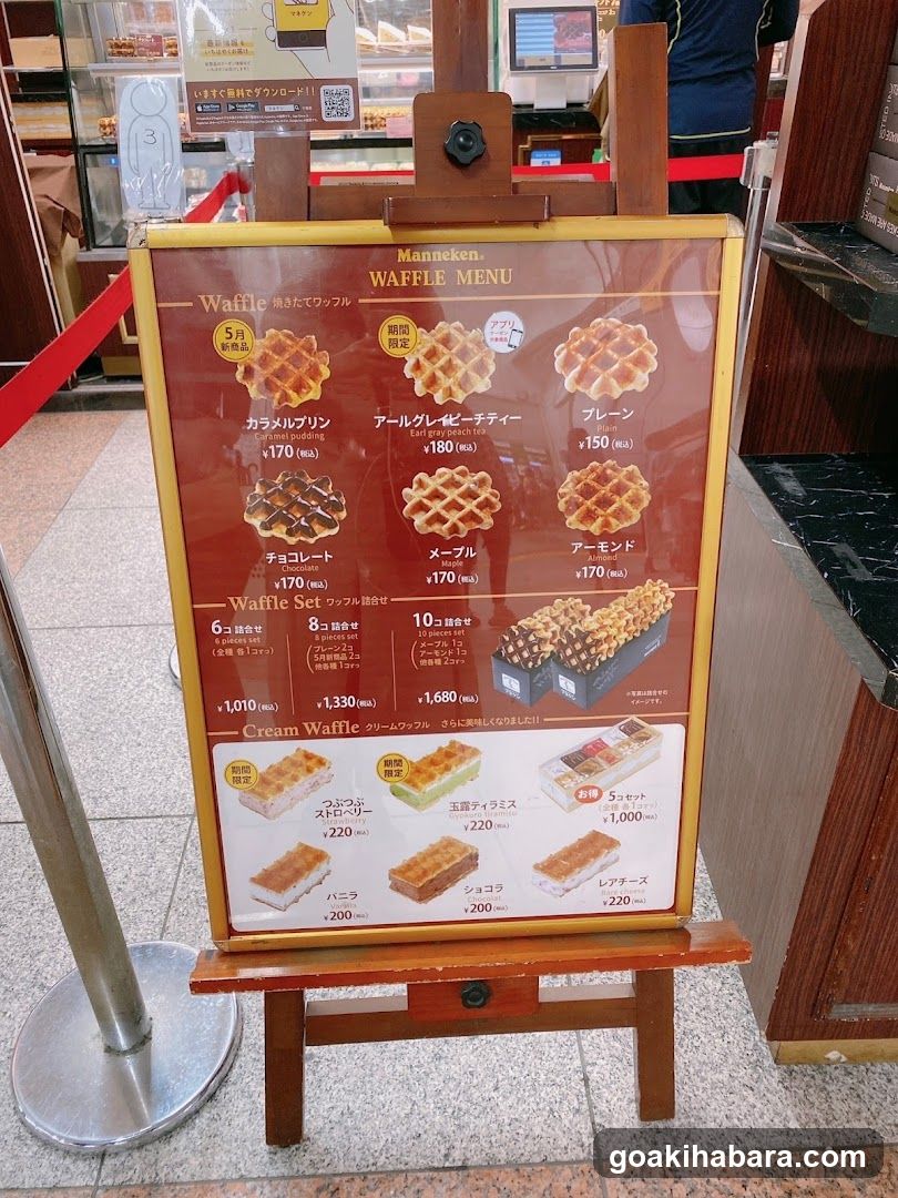 Waffle Menu Board