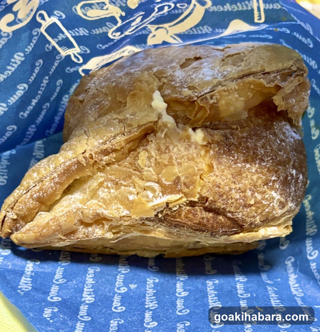 Pastry in Blue Wrapper