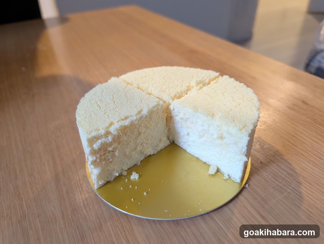 Sliced Cheesecake on Gold Platter