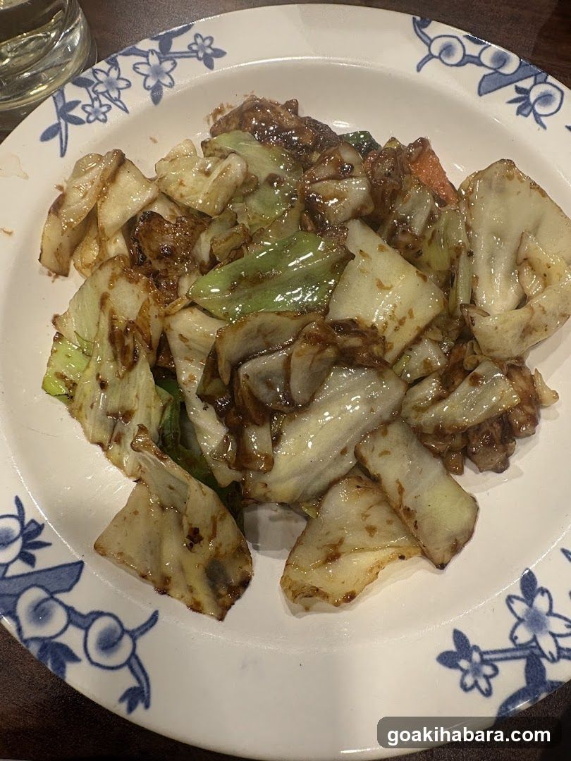 Stir-fried Cabbage with Sauce