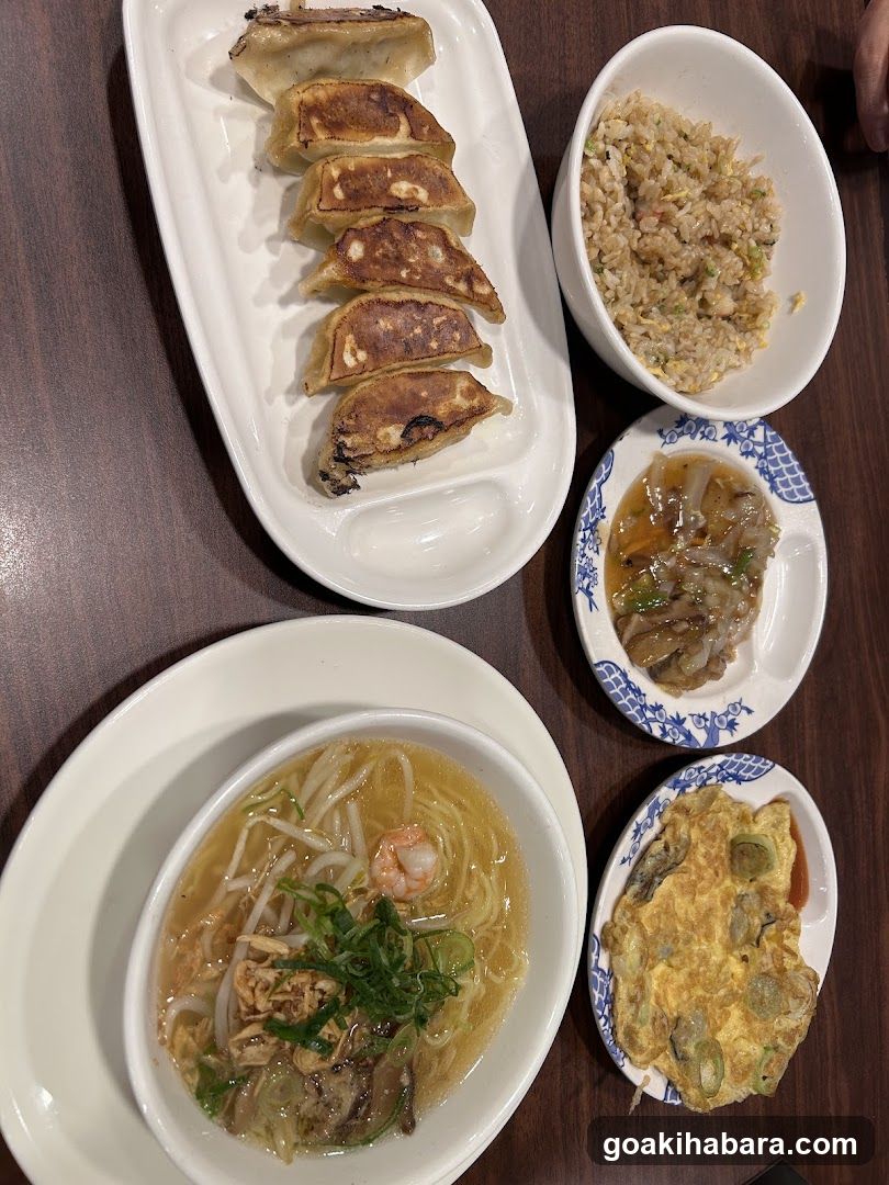 Asian Cuisine Meal Spread