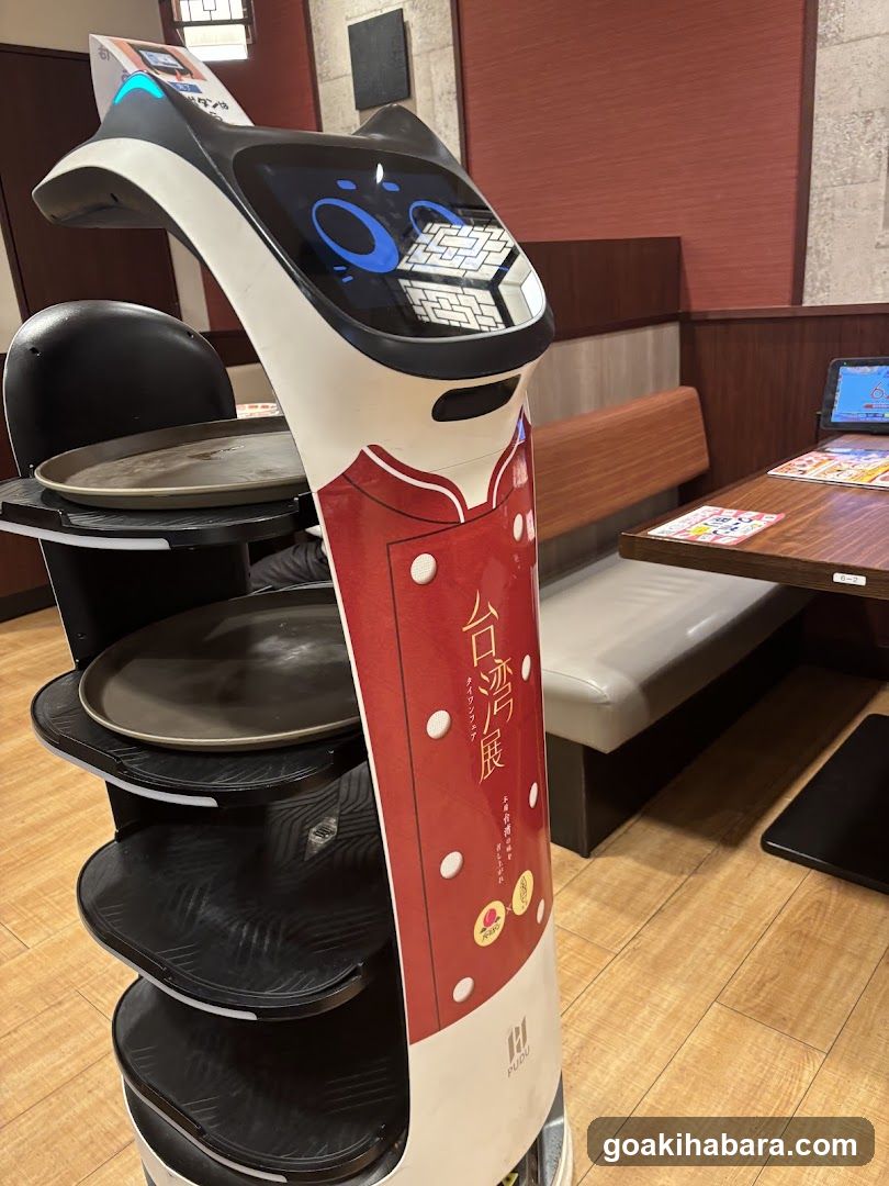 Service Robot in Restaurant Interior