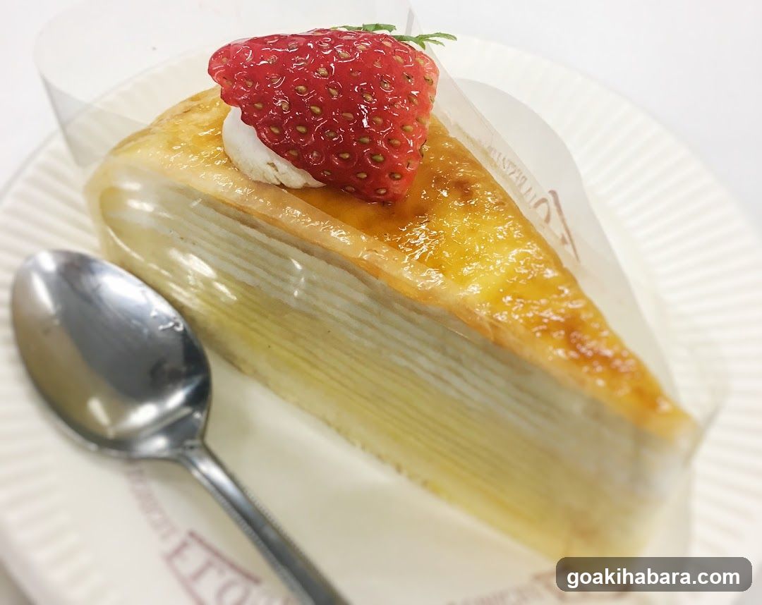 Strawberry Layer Cake Slice