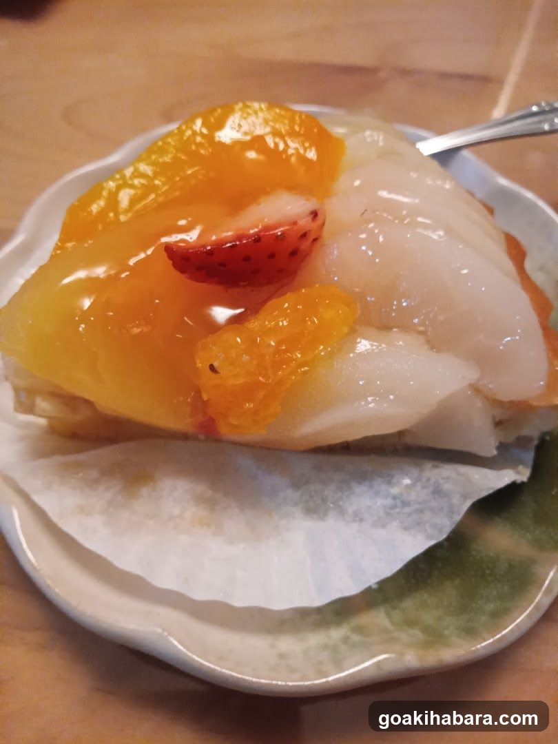 Fruit Dessert on Plate