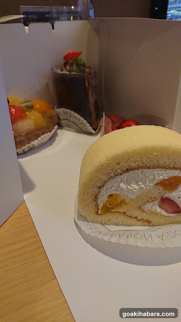Pastries in a box