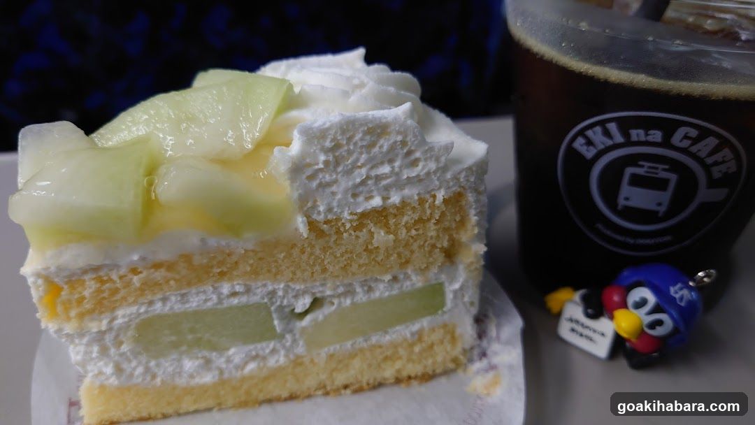 Cake and Coffee at Eki na Cafe