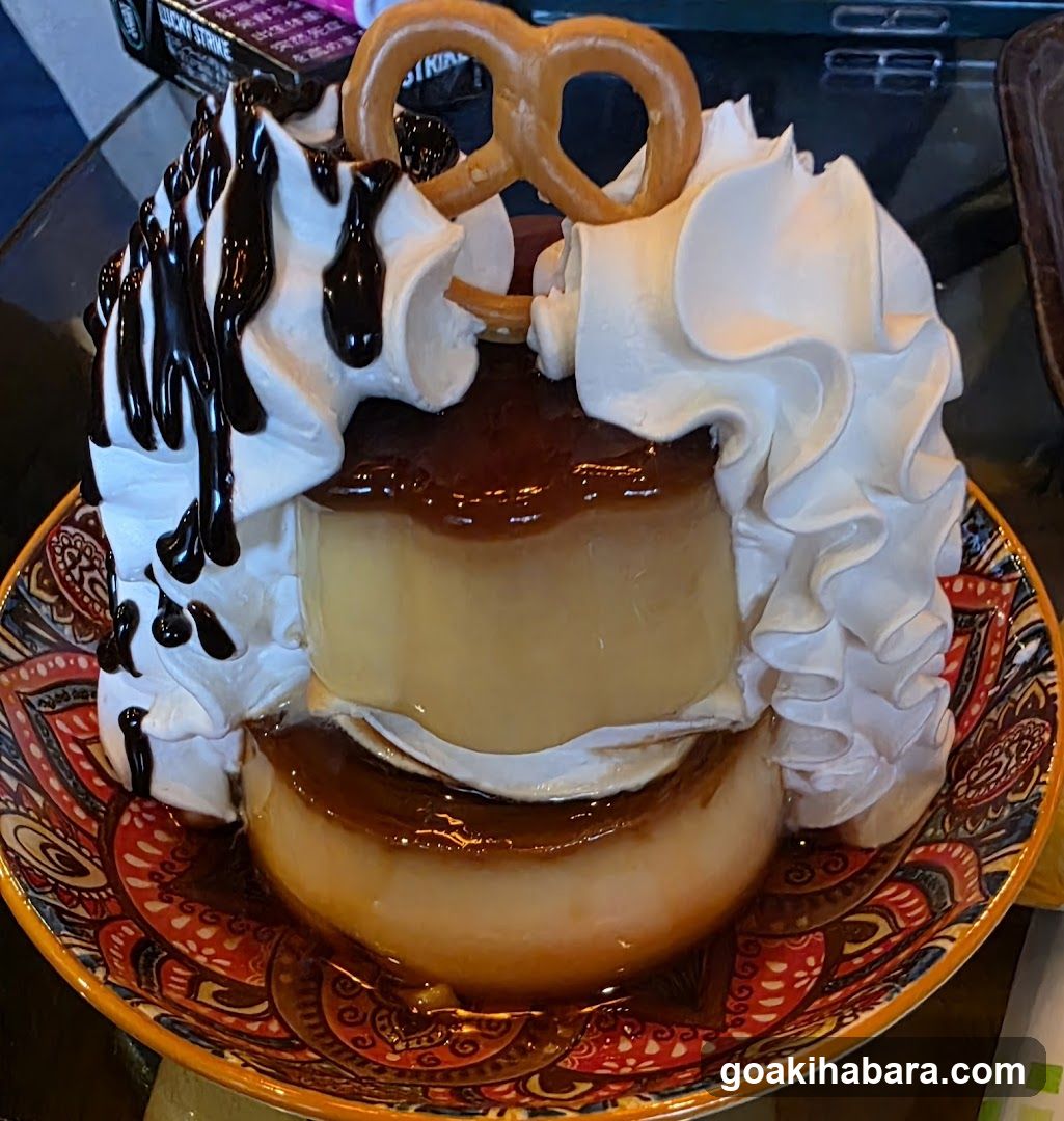 Dessert with Caramel and Pretzel