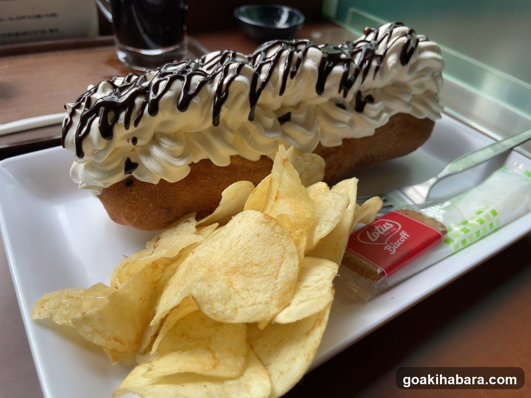 Dessert with Chips and Biscotti