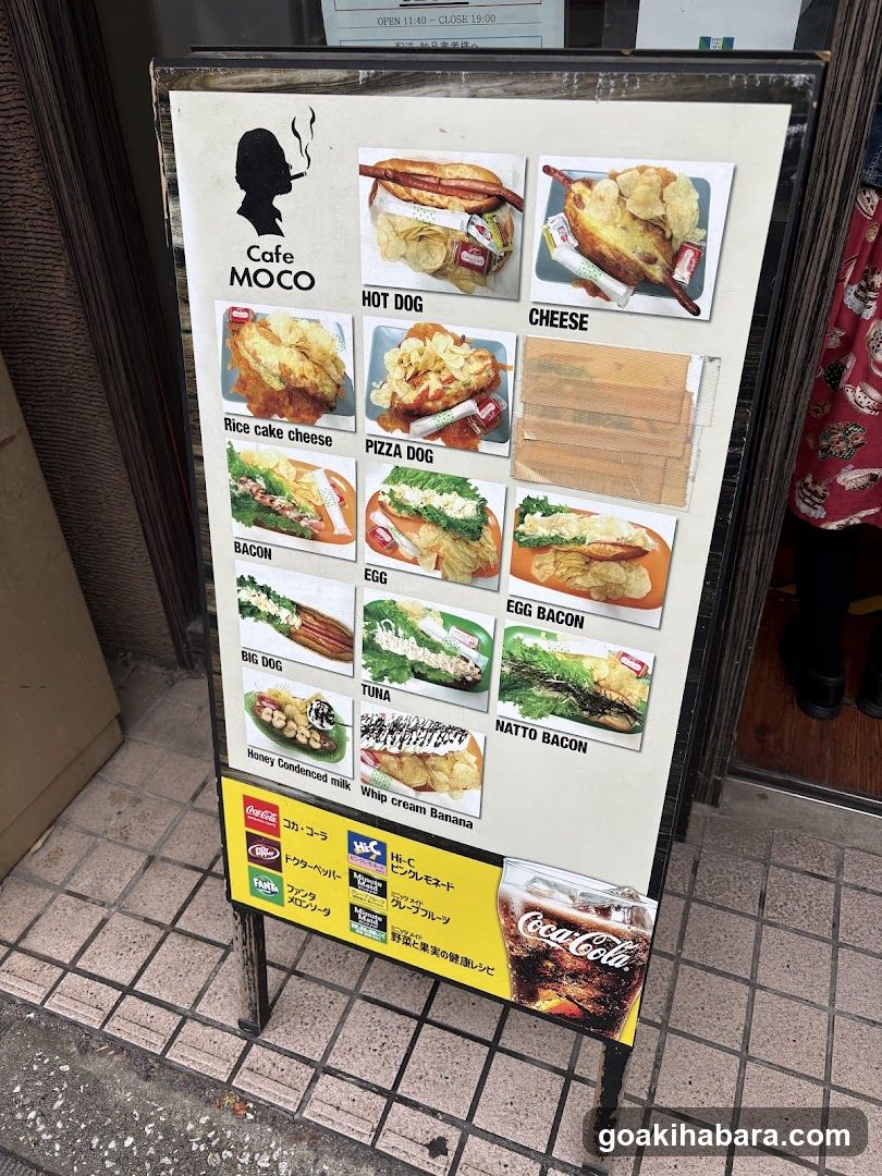 Cafe MOCO Menu Board