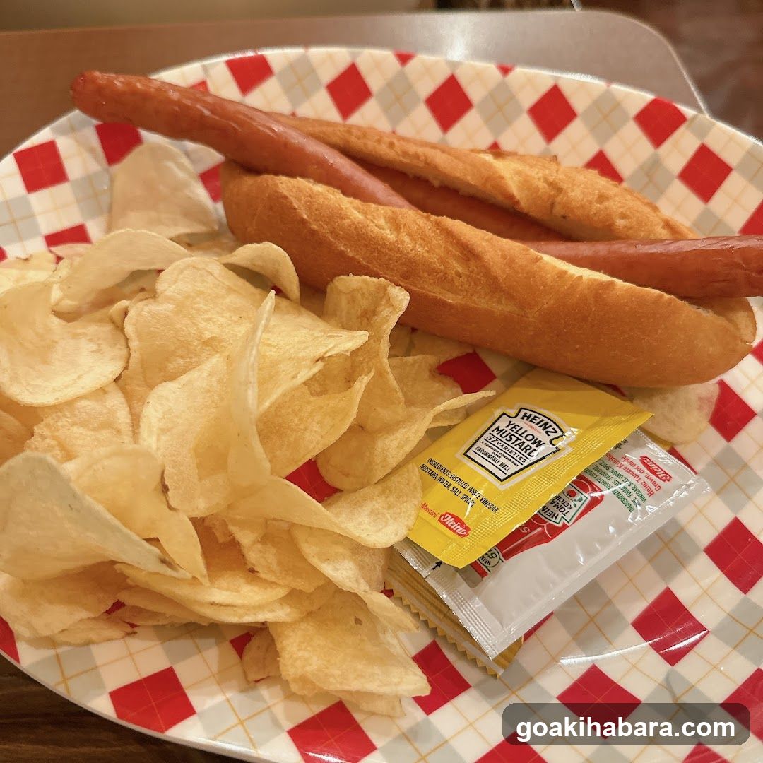 Hot Dog and Chips Meal