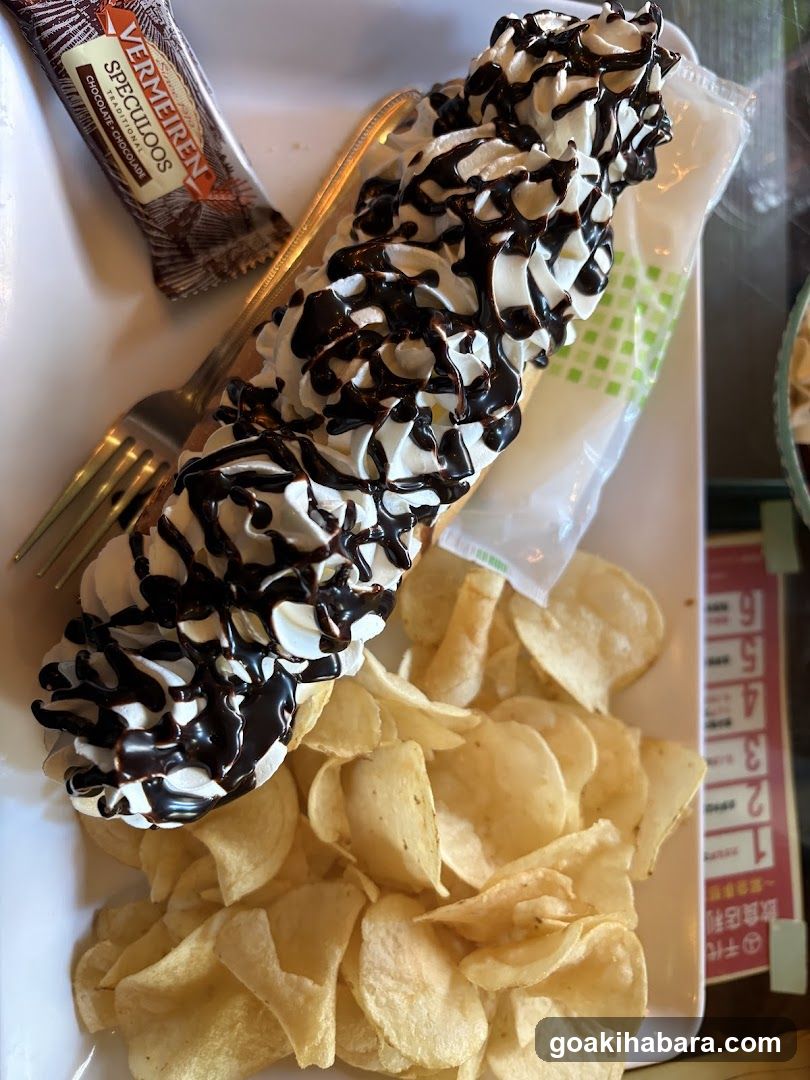 Chocolate Banana and Chips