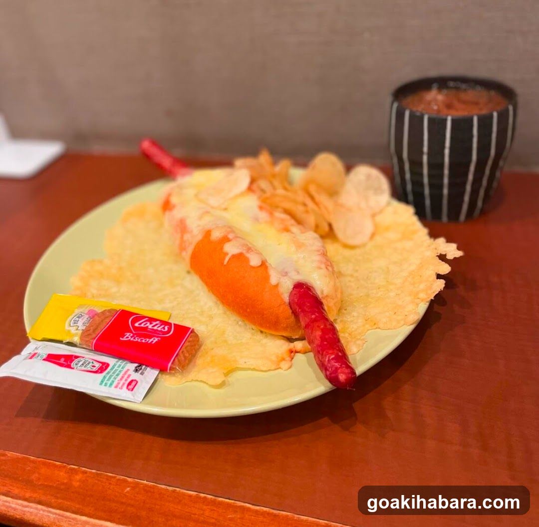 Food Plate with Hot Dog and Chips