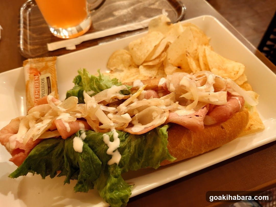 Sandwich with Chips and Drink