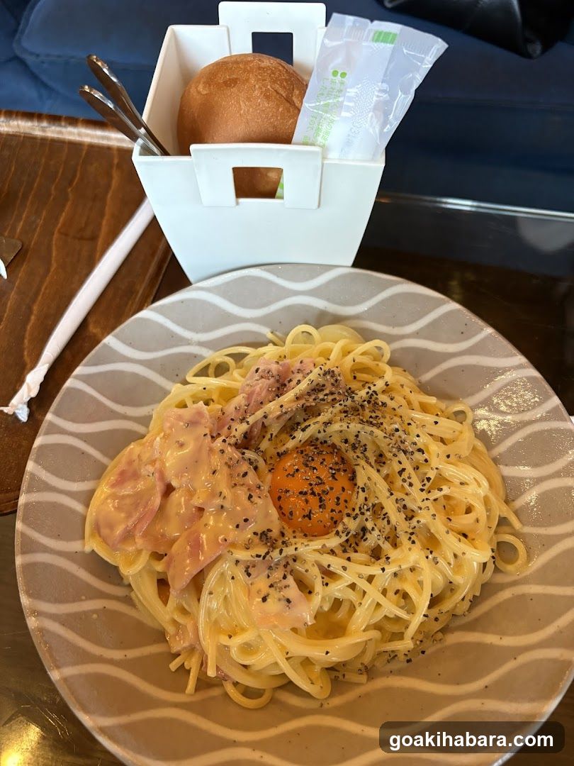 Pasta with Egg and Ham
