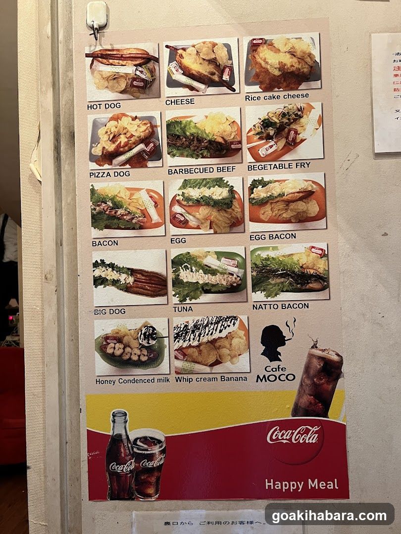 Cafe Moco Menu Board