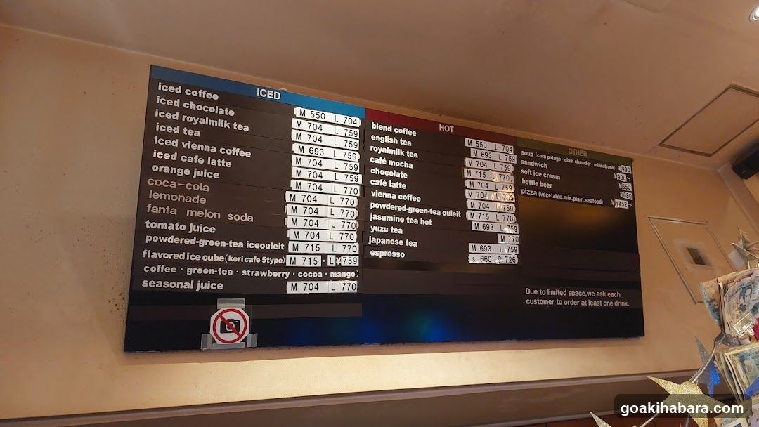 Coffee Menu Board