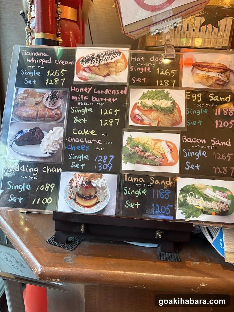 Diner Menu Board