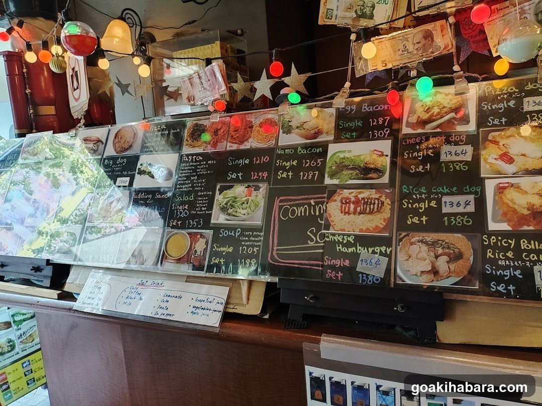 Food Menu Board with Prices and Photos