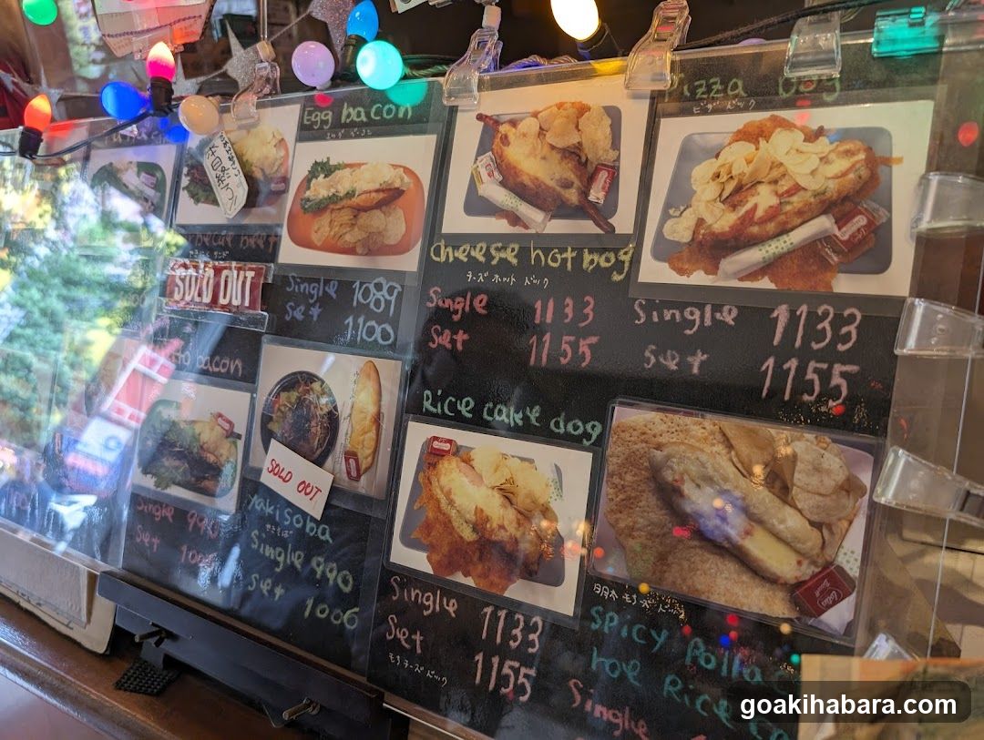 Food Menu Board Display