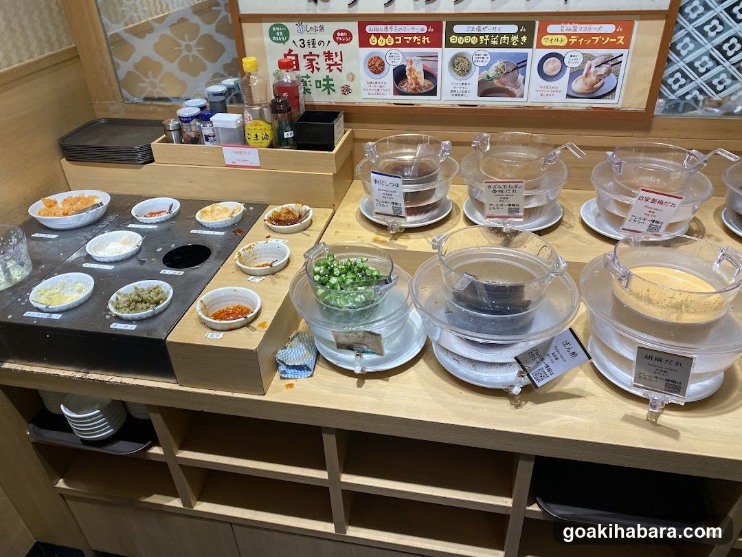 Sushi Bar Condiment Station