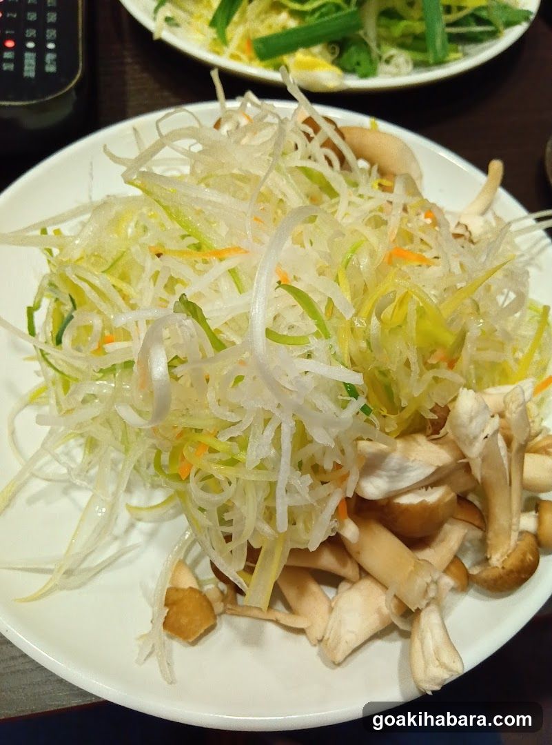 Vegetable and Mushroom Salad