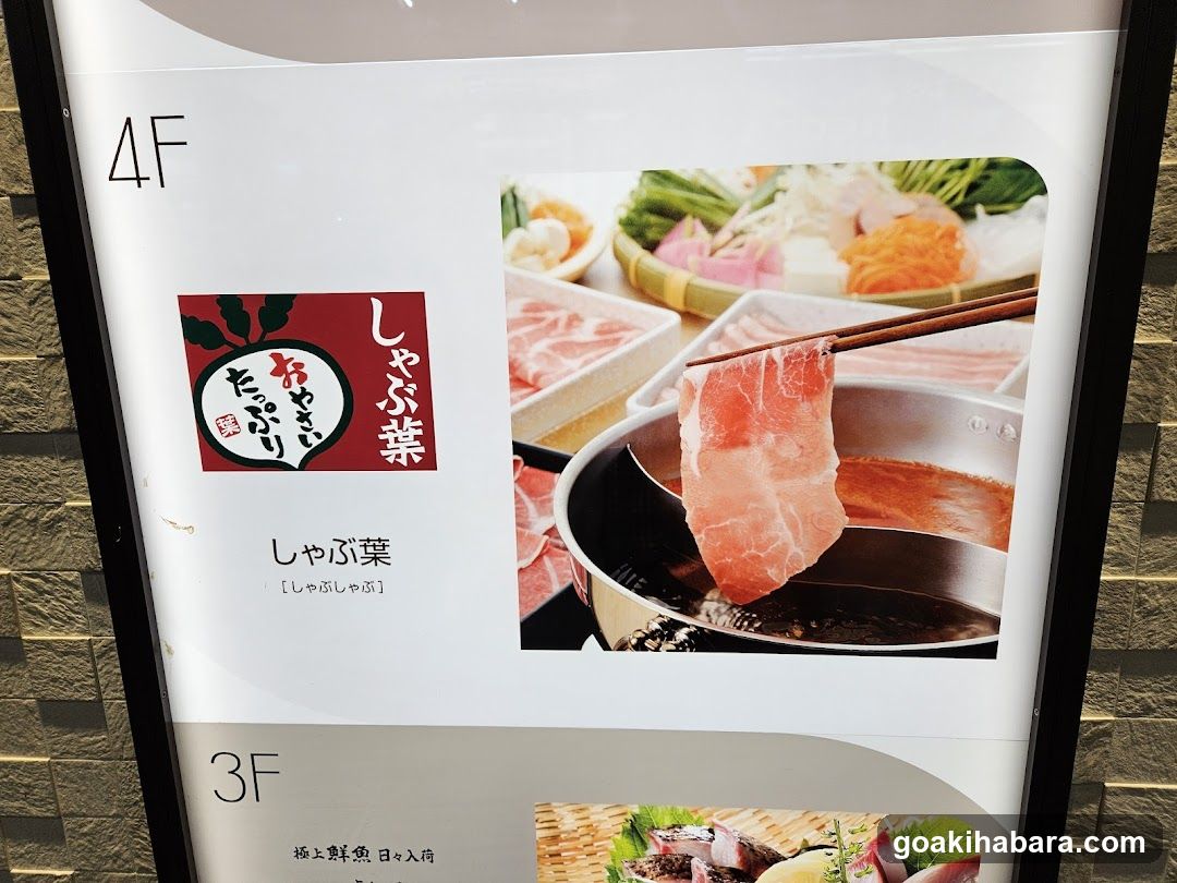 Shabu-ya Signage