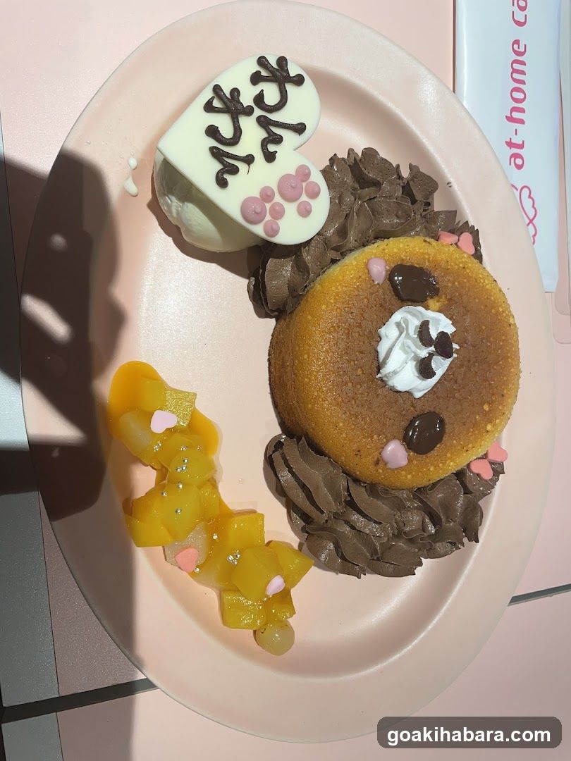 Cute Pancake Dessert Plate