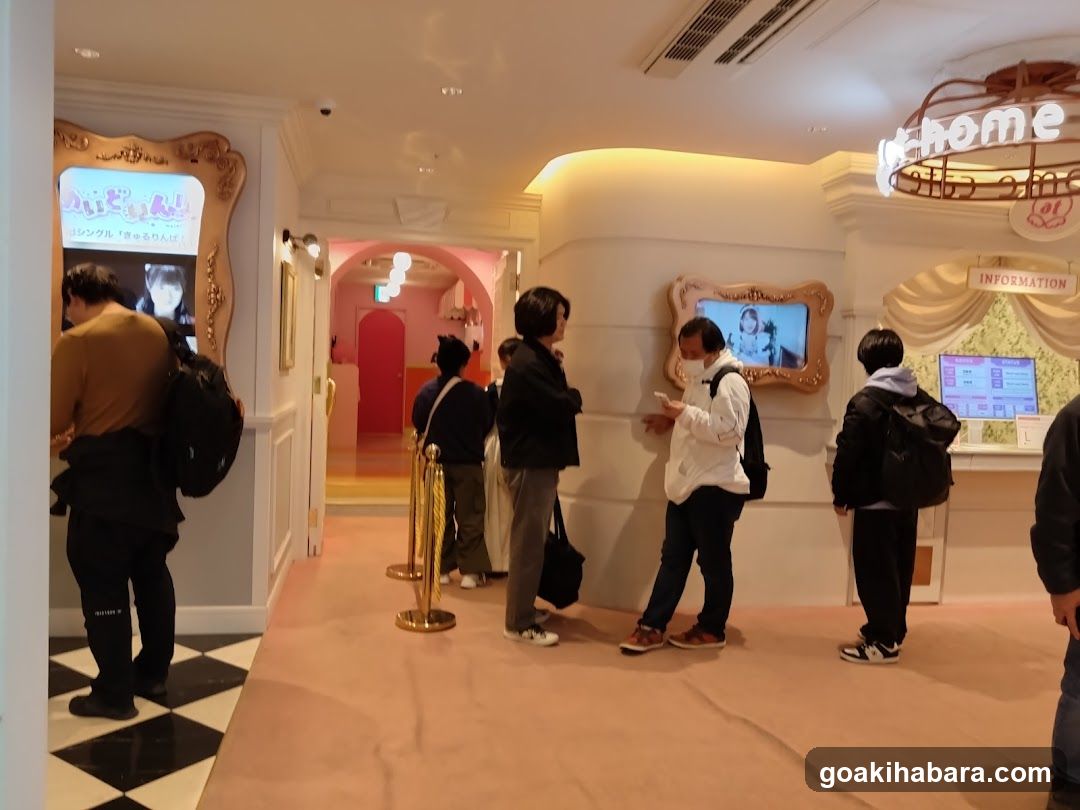 Interior of a themed venue or shop