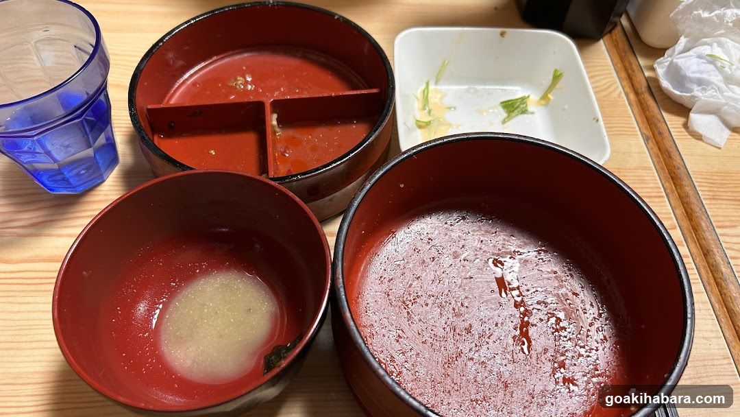 Empty Japanese Meal Bowls