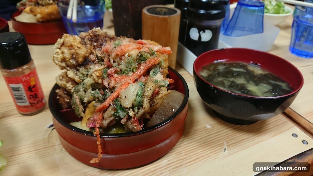 Tempura and Miso Soup Meal