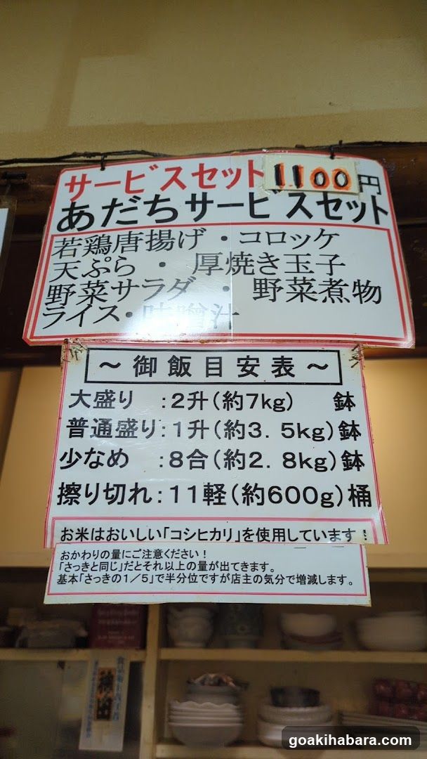 Japanese Restaurant Menu Board