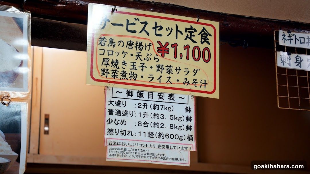 Japanese Restaurant Menu Board