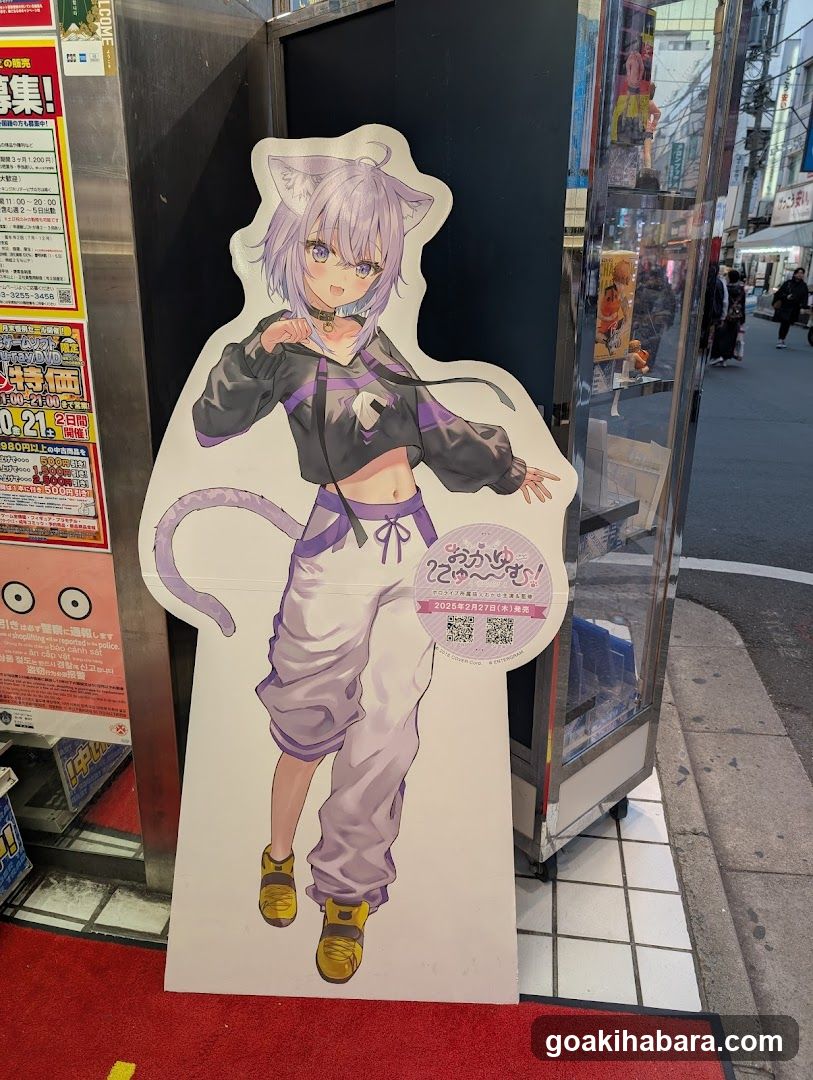 Anime Character Cutout Display