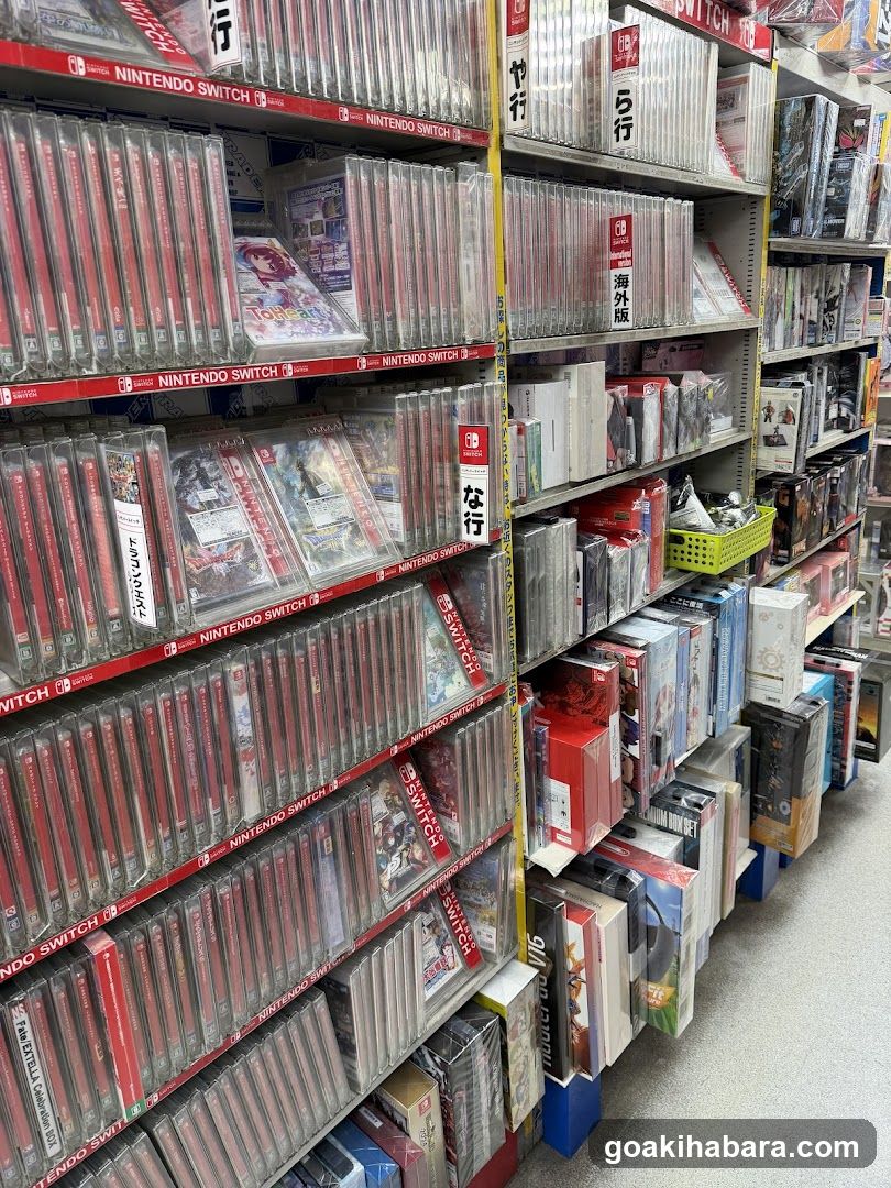 Nintendo Switch Game Store Interior
