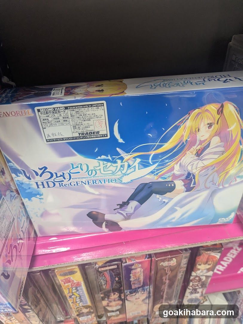 Anime DVD Box Set on Shelf