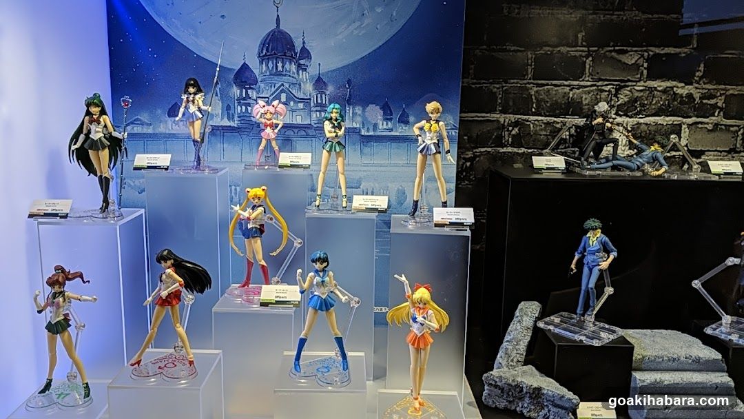 Sailor Moon and Yu-Gi-Oh! Figure Display