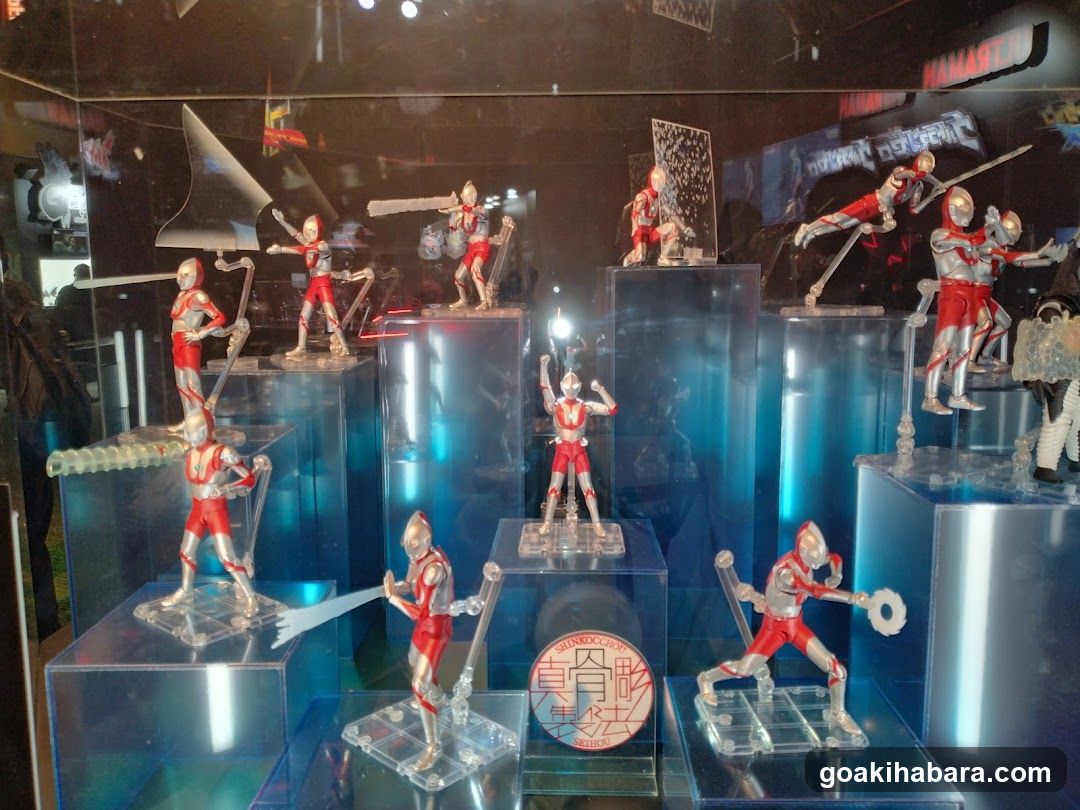 Ultraman Action Figures Display