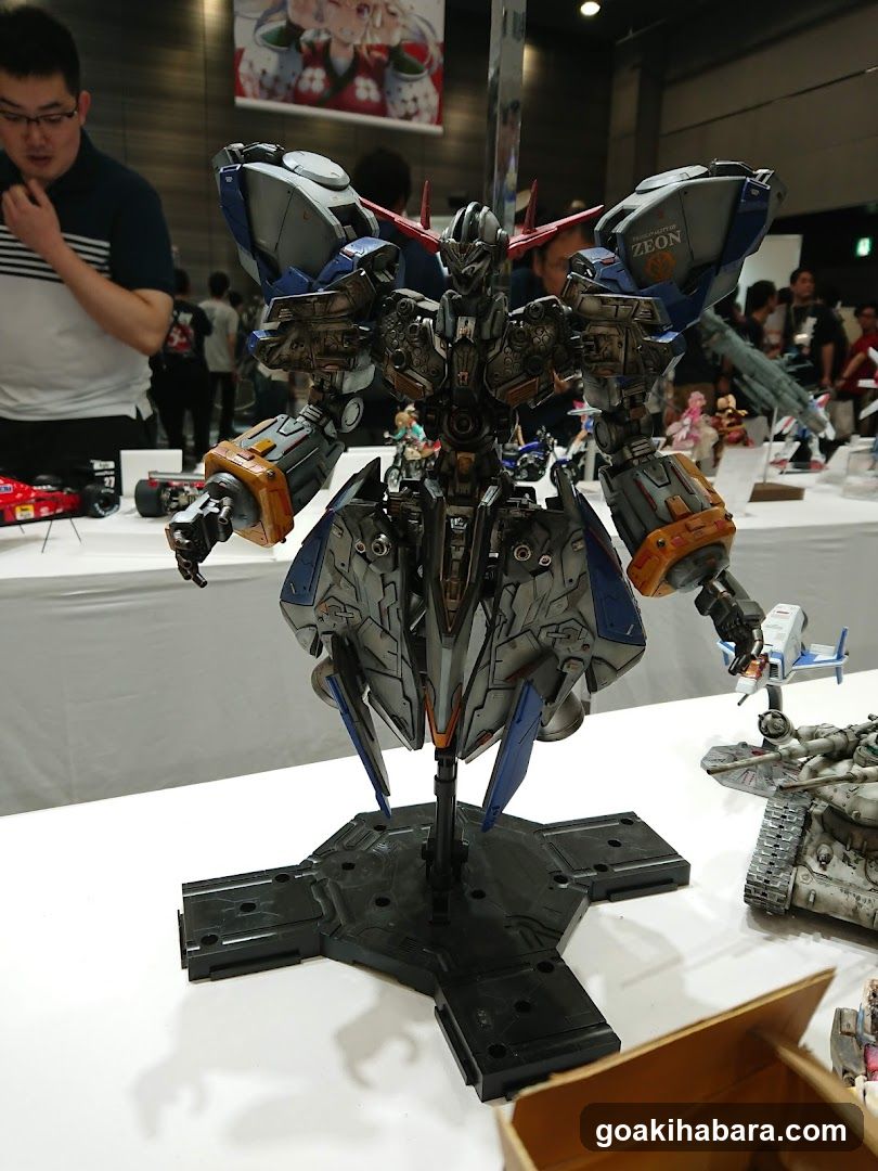 Gundam Model Display at Convention
