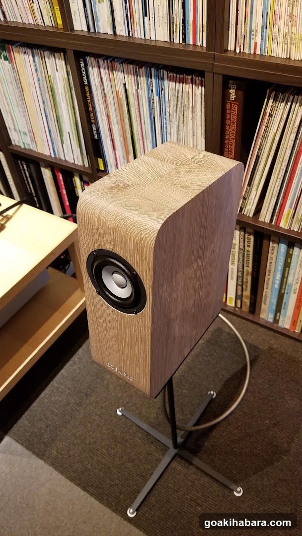 Wooden Speaker on Stand