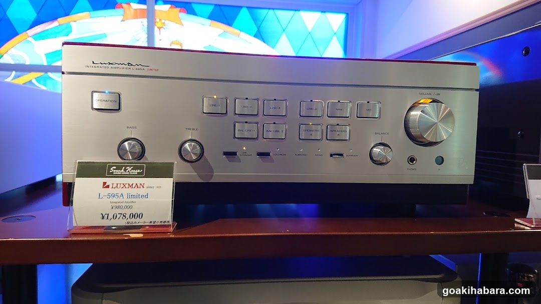 Luxman L-5964 Limited Integrated Amplifier Display