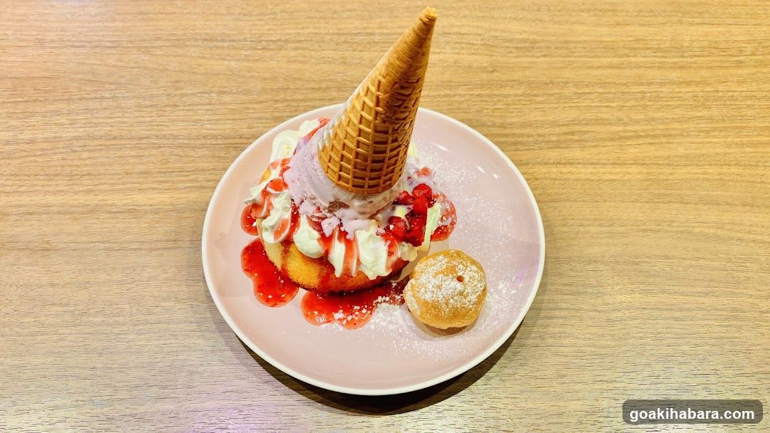 Dessert with Ice Cream Cone